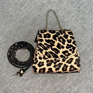 Zara mini belt leopard bum bag